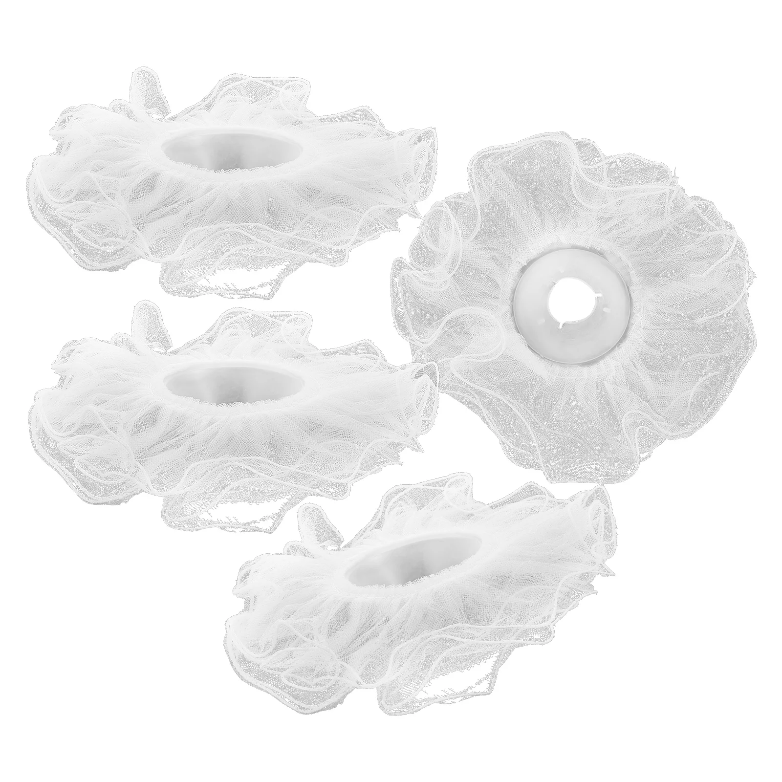 

4pcs Bridal Lace Holding Flower Collar Gauze Decor Wedding Party Supplies H made Craftsmanship Romantic Design Versatile