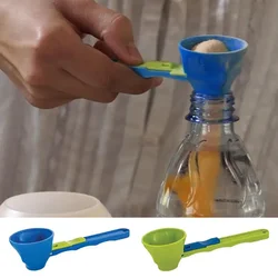 2-in-1 Measuring Scoop with Funnel Kitchen Spoons Funnel Scoop for Coffee Measuring Protein Powder Funnel for Coffee Dry Goods