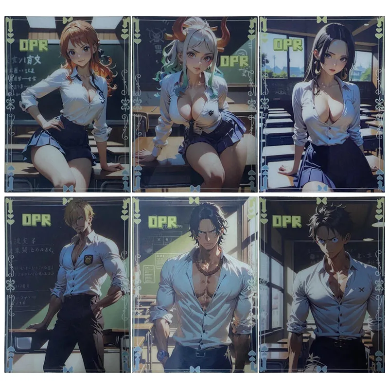 

Аниме One Piece OPR Cards Zoro Luffy Ace Sanji Hancock Robin Nami Yamato Коллекционная карта Рождественский подарок на день рождения Детские игрушки