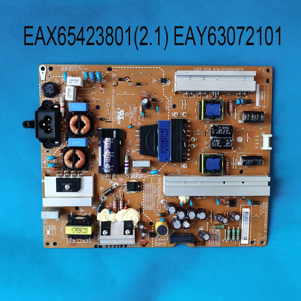 

EAX65423801(2.1) EAY63072101 Power Board is for 60LB5900LG 60LB6300LG 60LB6500LG 60LB6000LG 60LB6100LG 65LB5900LG 50LF6090LG TV