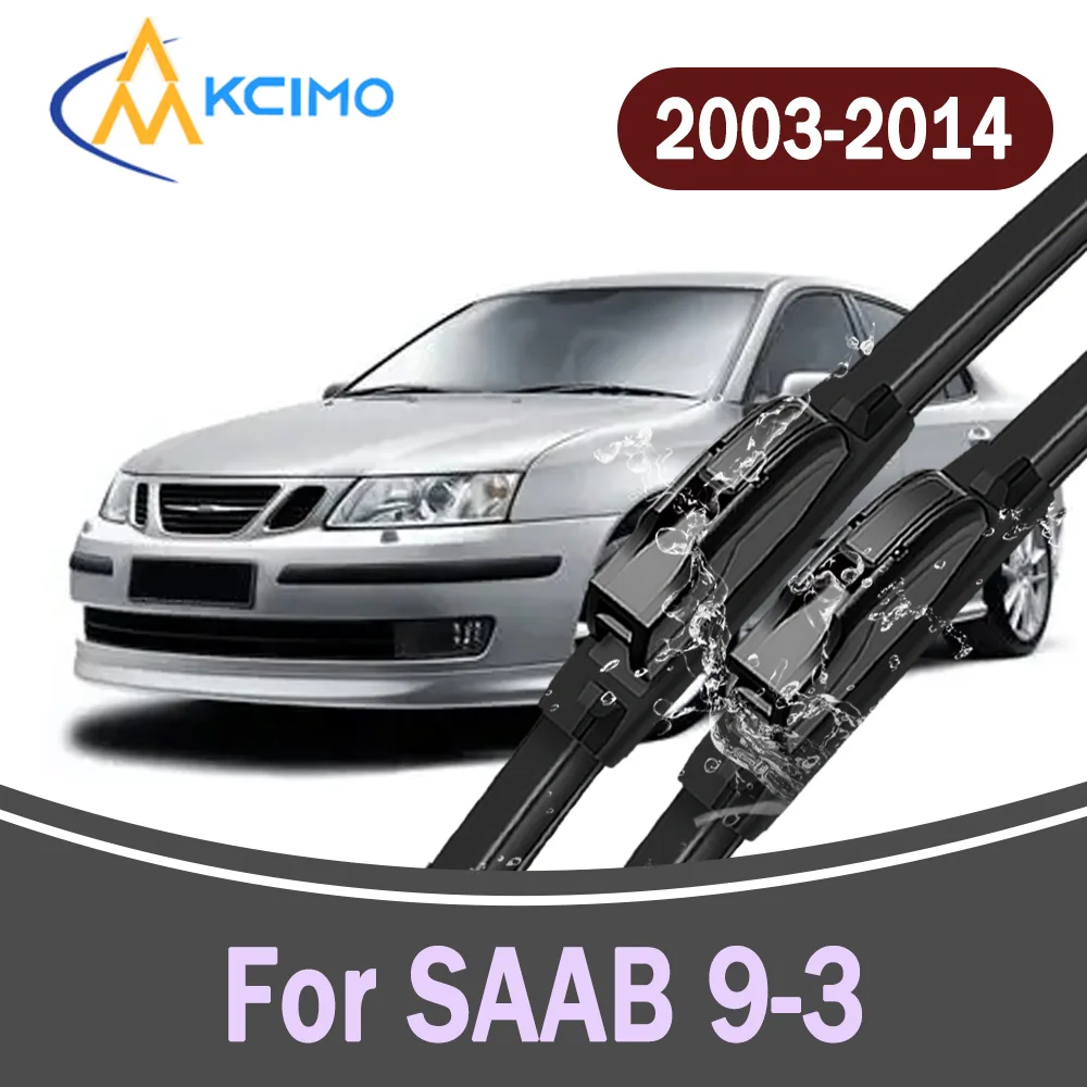 

All-Weather Front Windscreen Wiper Blades For SAAB 9-3 2003-2014 High Quality Easy install Car Windshield Replacement Parts 2Pcs