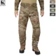 Pantalones de combate táctico KRYDEX para hombre, uniforme militar camuflado para airsoft y actividades al aire libre