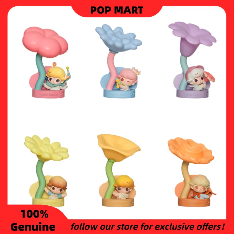 

Pop Mart Dimoo Sensor-Activated Nightlight Blind Box Cute Desktop Decoration Gift Authentic Moments in Bloom
