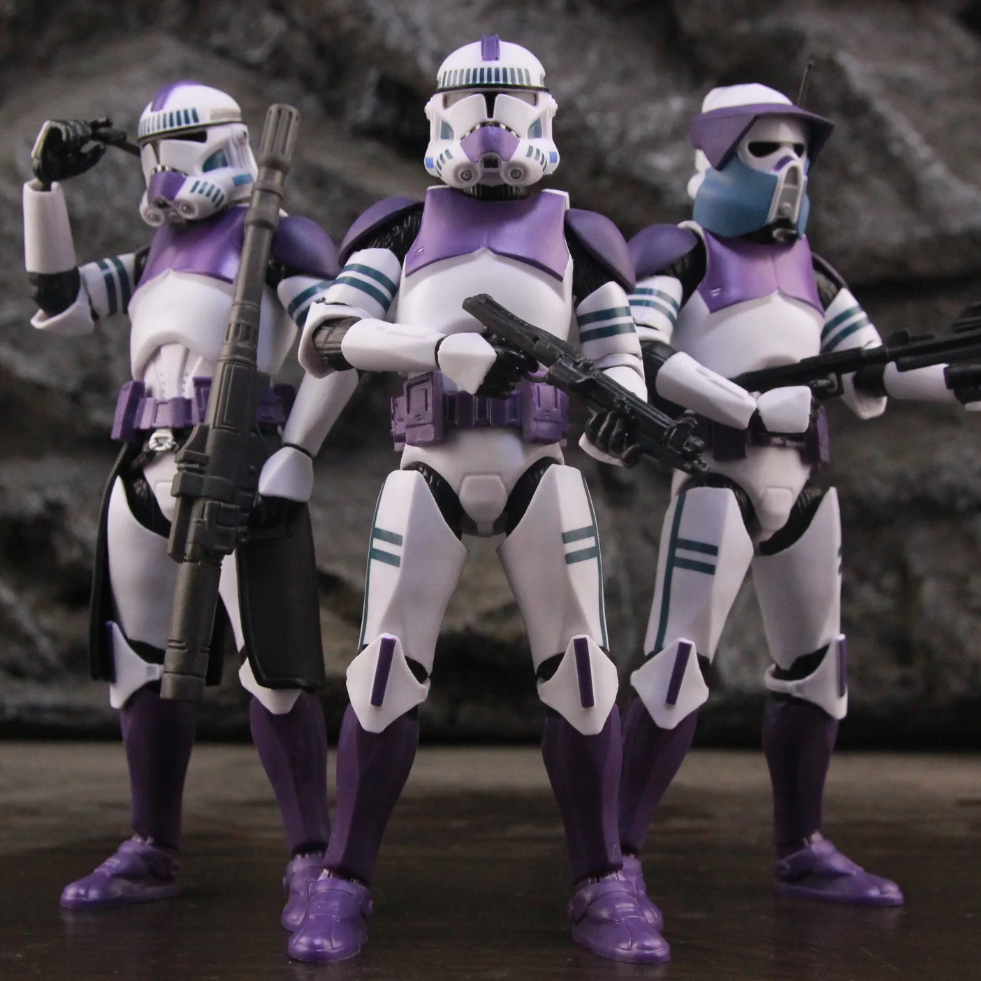 Новое тело 187-го легиона Purple Phase II P2 ARF Trooper Rocket Team Leader 6 дюймов Фигурка Mace Windu Republic Grand Army Clone