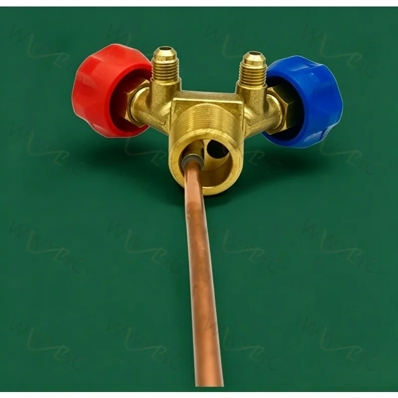 For Refrigerant Recovery Filling Machine Explosion Proof Hand Valve High Low Pressure Cylinder Control Valve Replacement Parts