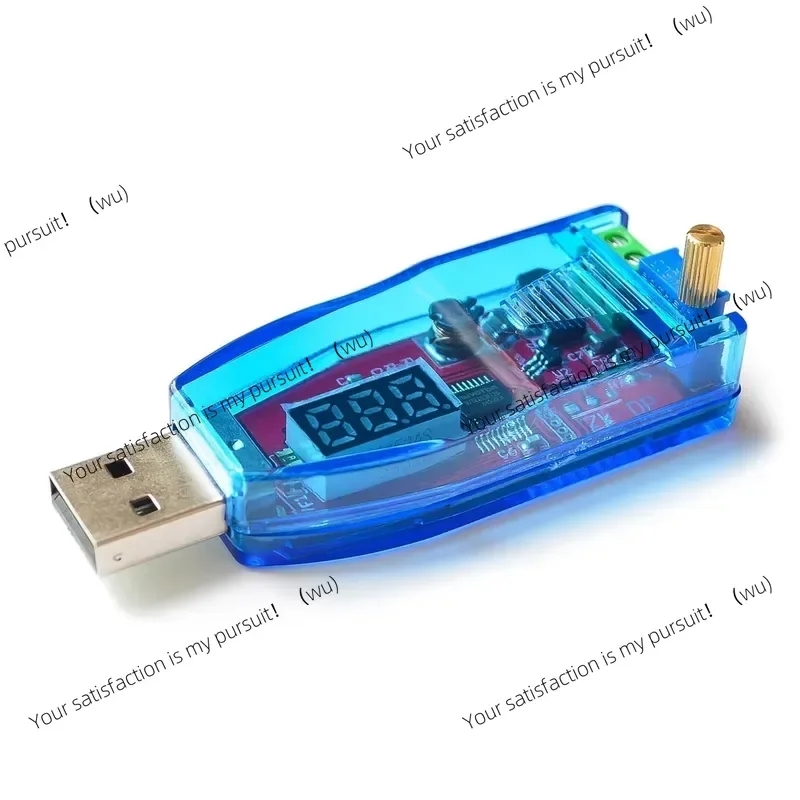 Adjustable boost-buck converter, output DC 1.0V-24V with housing DC-DC 5V to 3.3/9/12/24V USB