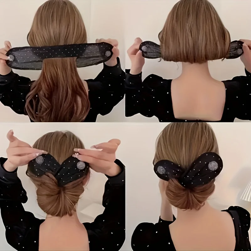 

Новая заколка-твистер для прически «пучок», заколка-бант для волос в японском и корейском стиле, новый модный аксессуар для волос