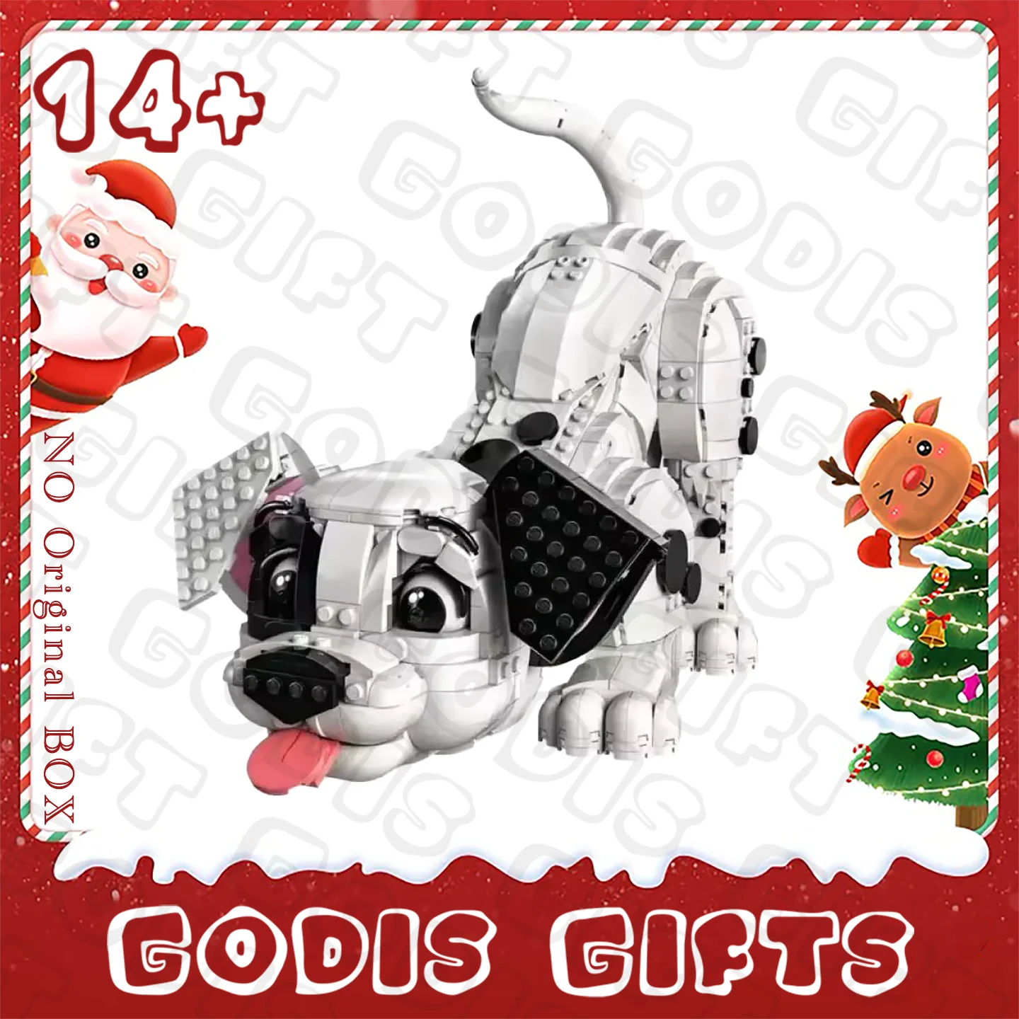 

2025 популярный мультфильм 101 далматинец щенок модель строительный блок Diy кирпичи 1722 шт. 43269 для детей подарок на Рождество и день рождения