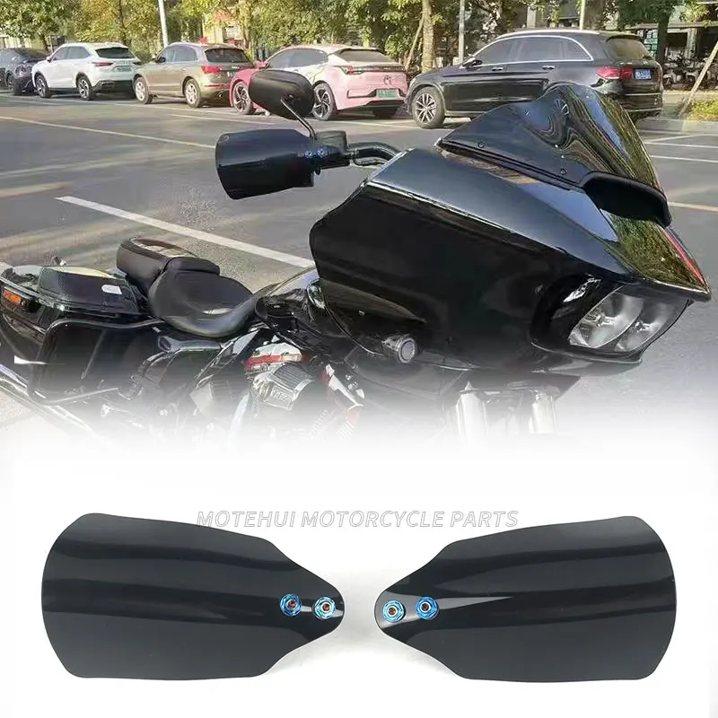 

Motorcycle Hand Shield Guard Handle Handguard Protector For Harley Softail Low Rider ST 117 FXLRST Deluxe FLDE Street Bob18-2023