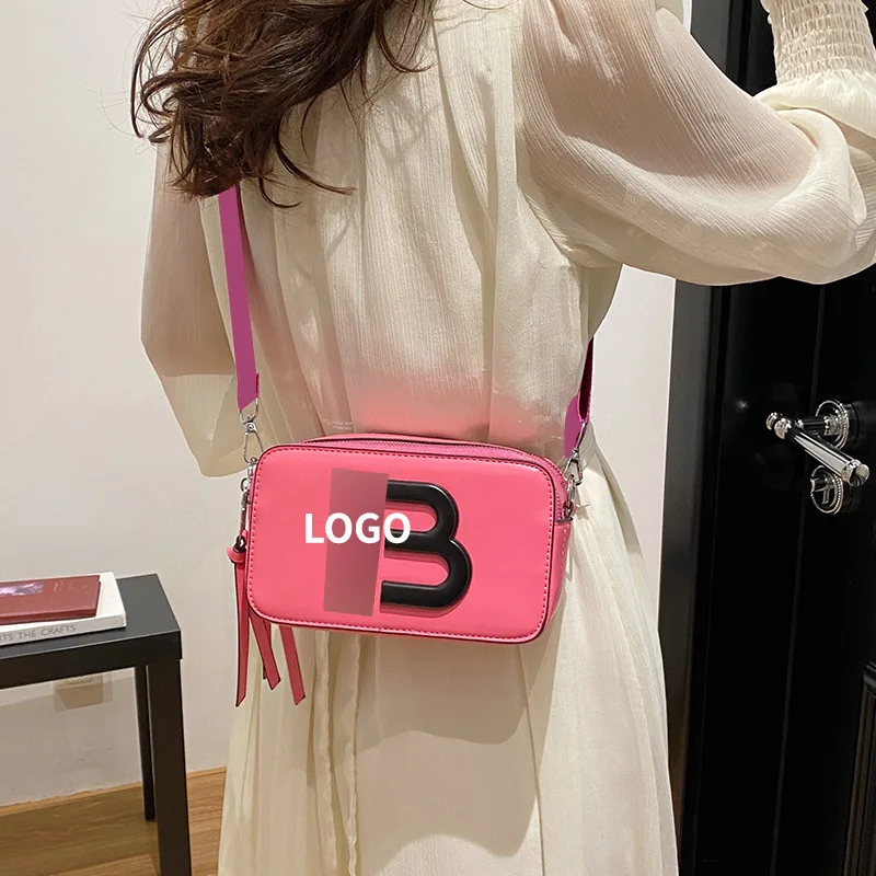 2024 Spring and Summer New Style Fashion Letter Shoulder Crossbody Bag Women’s Personalized Korean Style Camera Bag