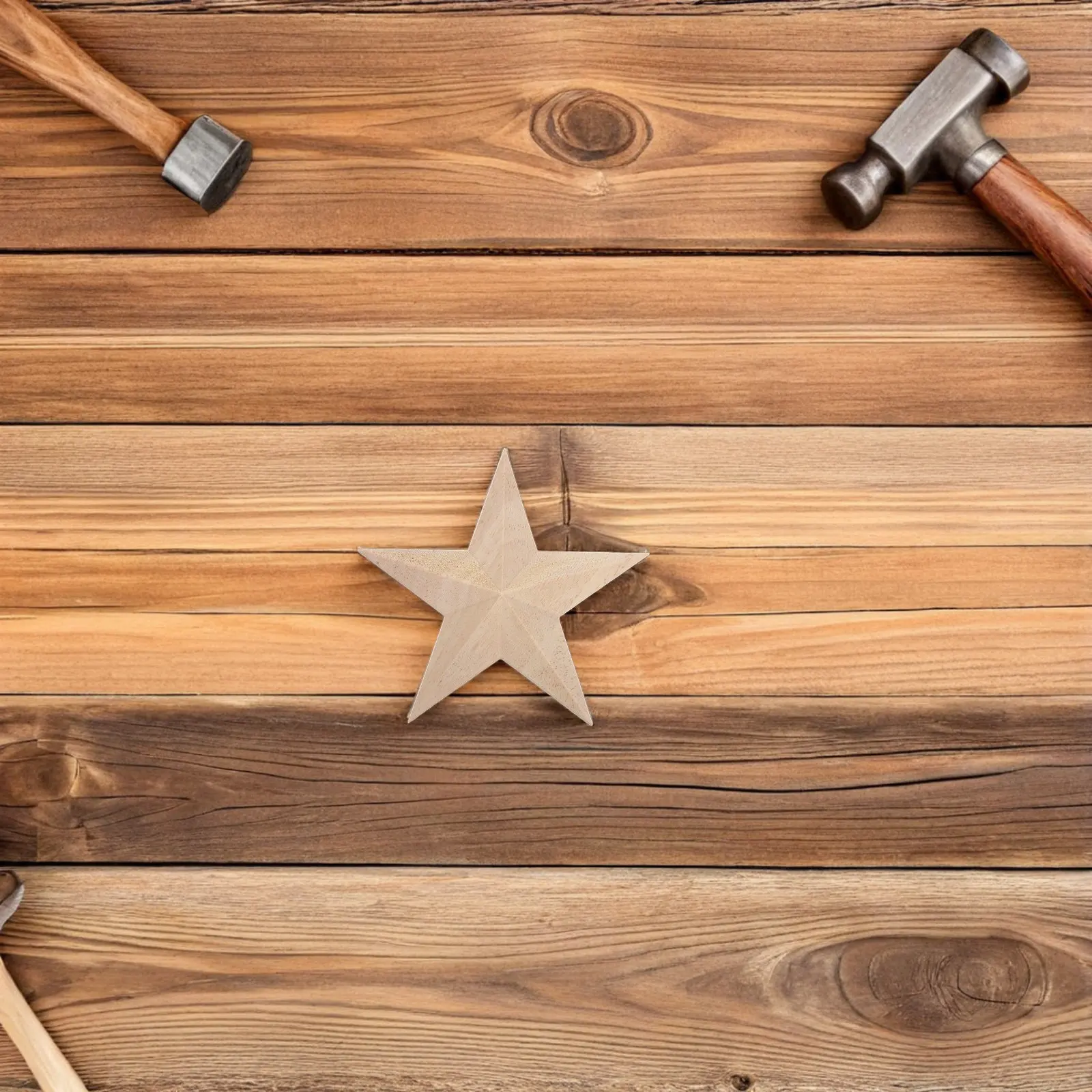 6Pcs European Style Wood Carved Appliques Star Pattern Wall Furniture Onlays Living Room Decor Cabinet Decorative Wooden