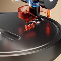 Adjustable Height Telescopic Phone Stand Stable Base 360° Rotate Tablet Stand Portable Metal Desktop Phone Holder