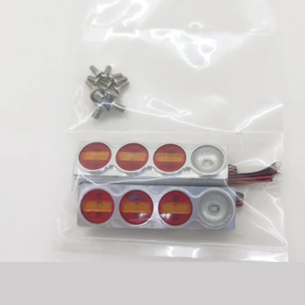 Voor 1/14 Tamiya RC Truck Auto Voor scania R620 Voor man 1851 3363 563 DIY Accessoire LED Modder Hoofd Achterlicht