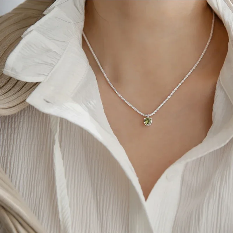 Classic Cross Pendant Necklace Stainless Steel Geometric Choker Party Gift for Women