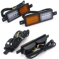 2pcs 30 LEDs Front Position Indicator 10-30V DC Car Taillights Park Light Truck Trailer Side Marker Lamp Amber White Waterproof