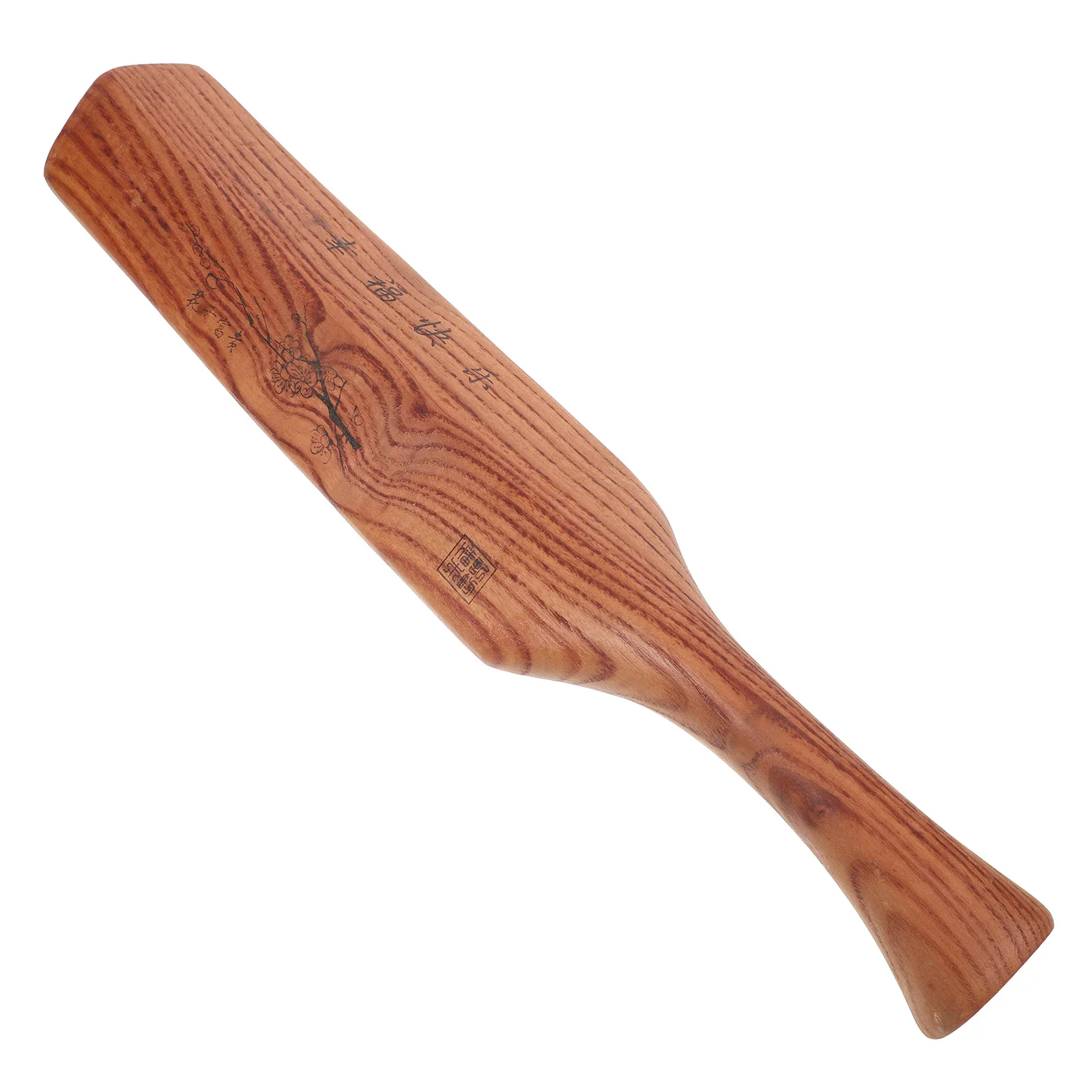 

1pc Wooden Hammer Paddle Solid Wood Handwashing Clothes Tool Ergonomic Design Multi Functional For Home Laundry Washing Carpet