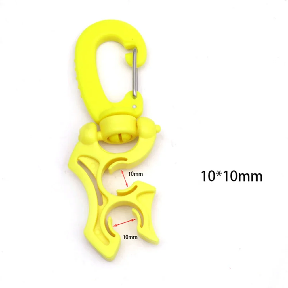 Scuba Diving Double Hose Holder Nylon Keeper Regulator Octopus Retainer With Clip BCD Regulator And Console Accessories