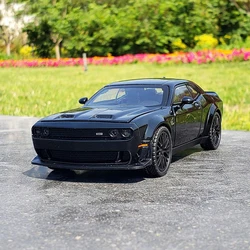 Модель автомобиля Dodge Challenger SRT Musle 1:32, литая металлическая модель спортивного автомобиля, имитация звука, искусственная детская модель