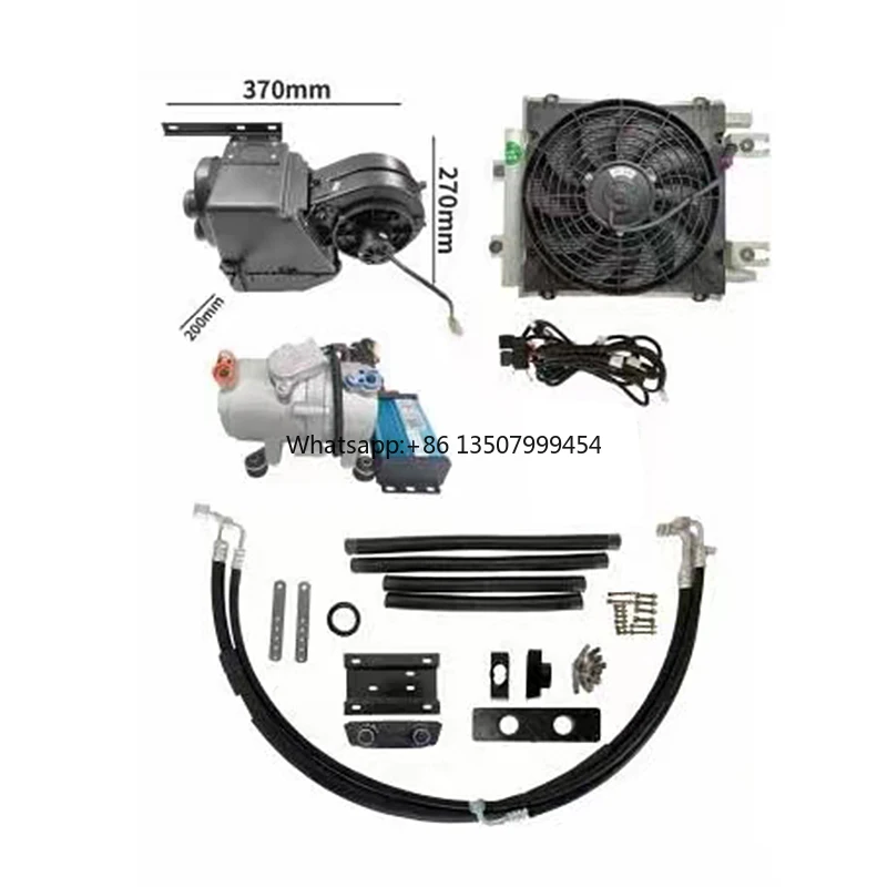 

12/24/60/72 Volt Heater and air Conditioner 12v/24v Hvac Kit Dc air Conditioning Systems Parking air Condition for Electric Car