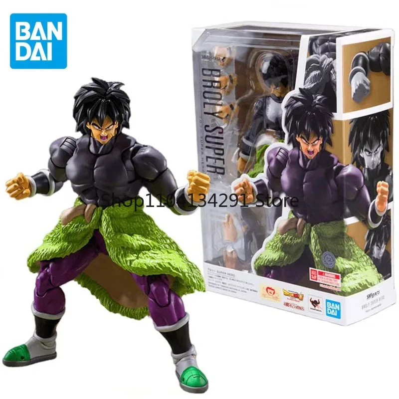 

Bandai Original S.H.Figuarts Dragon Ball Super Anime Figure Broly SUPER HERO Action Figure Toys for Boys Girls Birthday Gifts