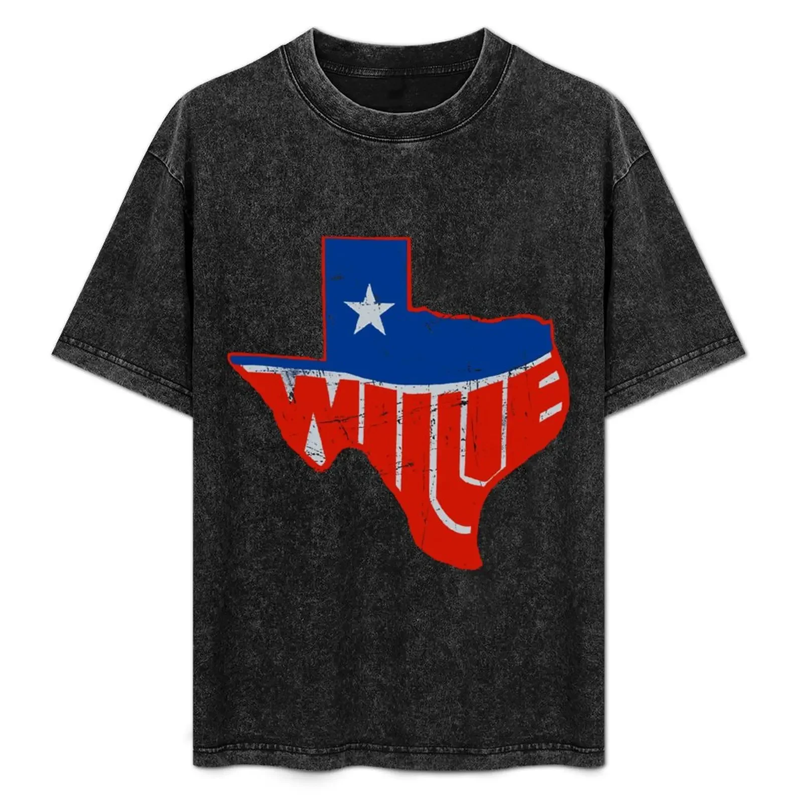 

Willie Nelson Men's Texas T-Shirt anime cotton graphic tees summer top mens t shirt