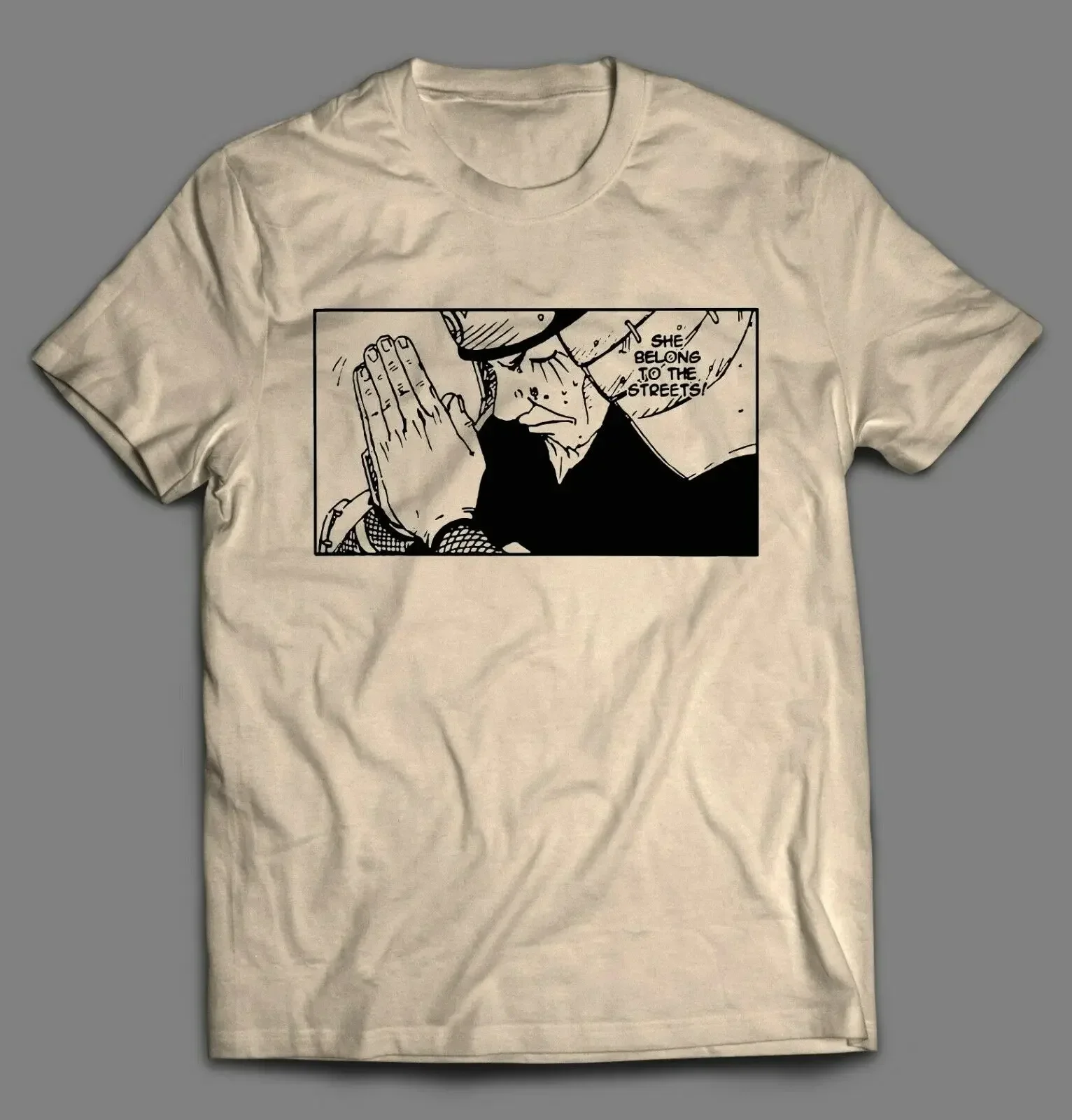 SHE BELONGS TO THE STREETS COMIC POP ART SHIRT MANY SIZE OPTIONS