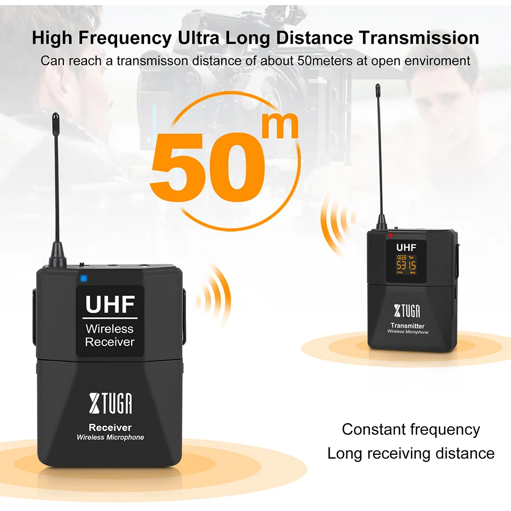 Dieci articoli TLF Xtuga Microfono lavalier per interviste di alta qualità per telefono e