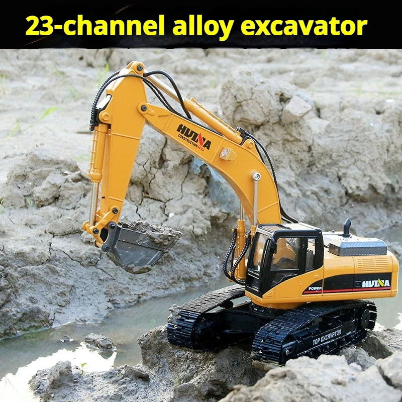 

2,4 г полномасштабный пульт дистанционного управления Huina 580, сплав, 23 канала, 1:14, имитация большого экскаватора, инженерная модель автомобиля, игрушка