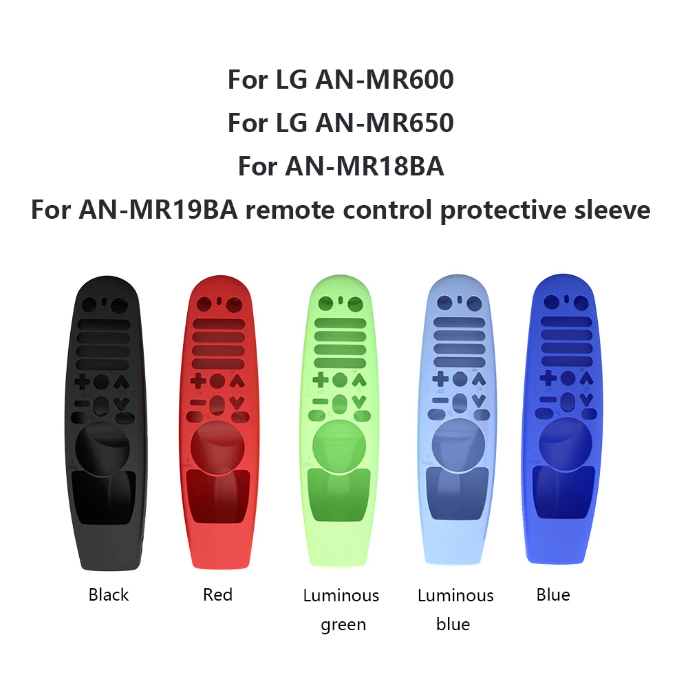 Remote Control Cases For AMZ AN-MR600 AN-MR650 AN-MR18BA MR19BA Magical Silicone Protective Silicone Covers Shockproof