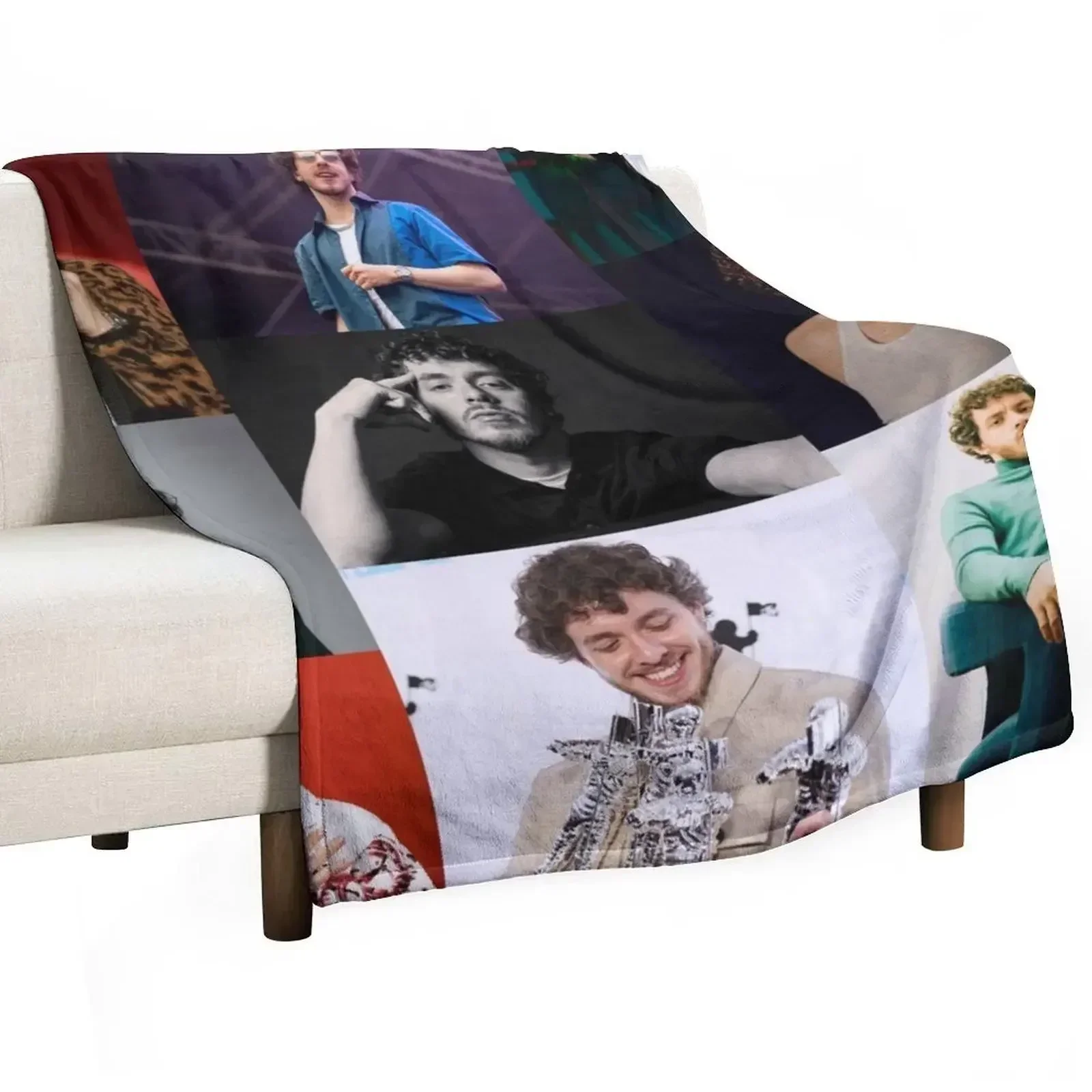 

jack harlow Throw Blanket Ultra Soft Flannel Fleece Blanket for All Seasons