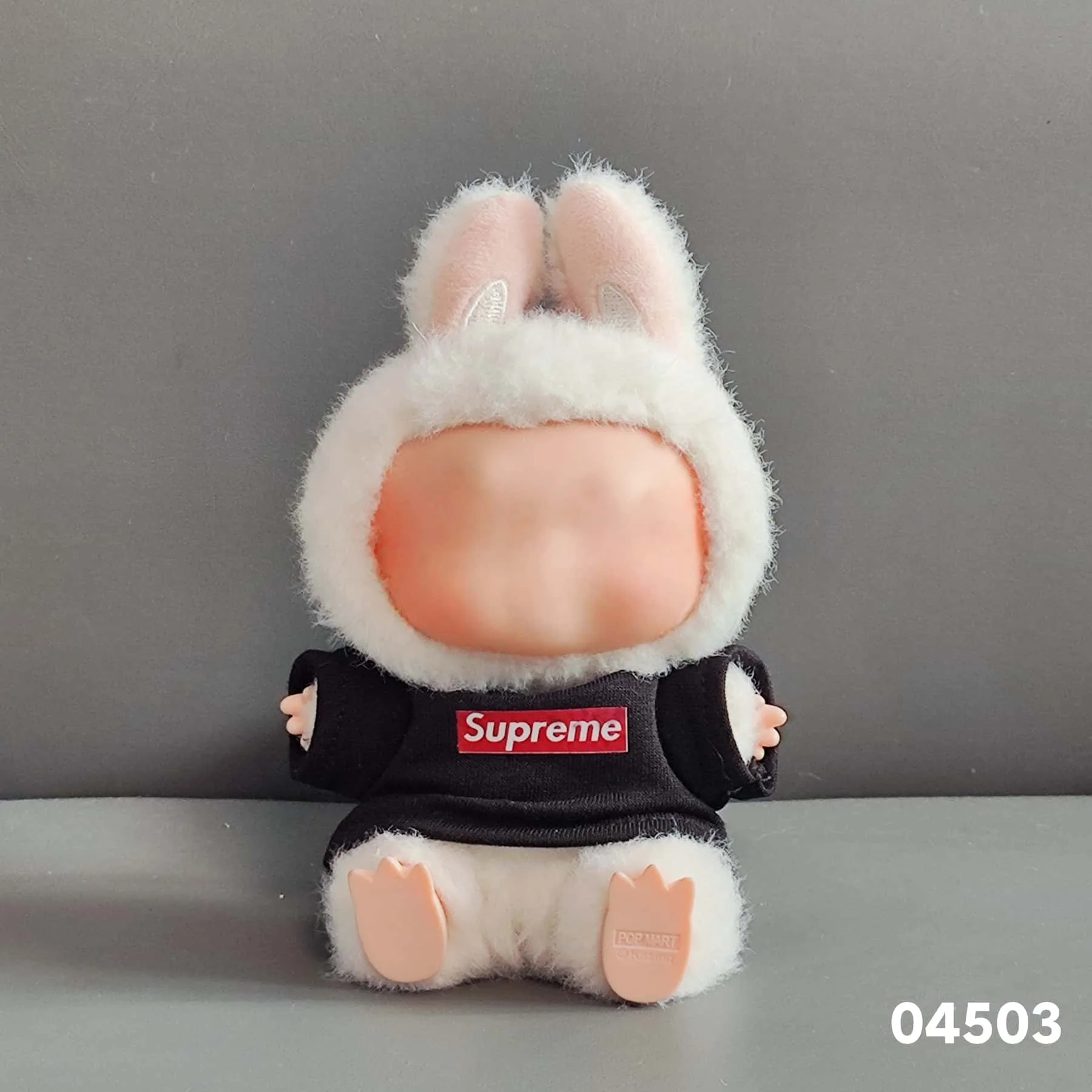 مجموعة أزياء الدمية القطيفة مقاس 17 سم - مجموعة تنورة دمية مصغرة وجميلة وجميلة، ملابس وإكسسوارات ذاتية الصنع هدية لـ Labubu