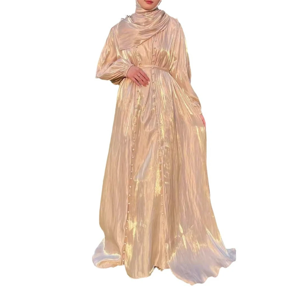 

Women's Muslim Clothing, Flowing Gauze Dress, Robe, Elegant Middle Eastern Robe