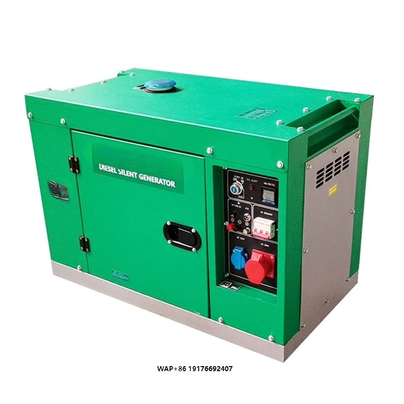 GEEMKA KK11000S 8KW 10KVA Silent Type Air-cooled Generator 50/60Hz for Home Use High Efficiency