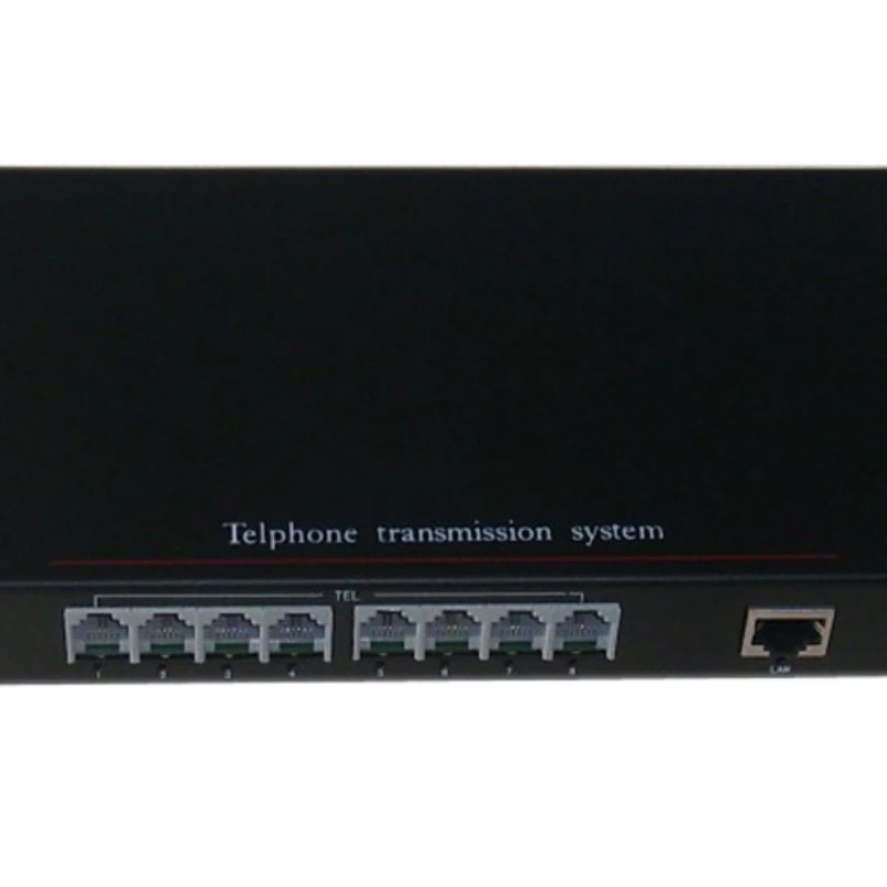 

8-channel telephone optical transceiver, 8-port voice phone to optical fiber extension transmission, RJ11