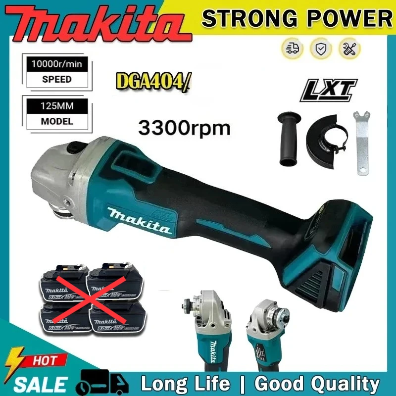 

Makita DGA404 Brushless Tool Electric Angle Grinder Metal Wood Power Tool Grinder Cordless Grinding Polishing Cutting Machine