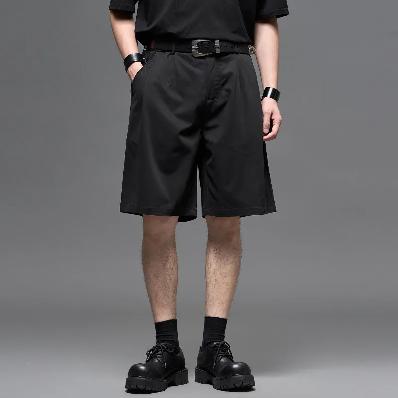 High Quality Hong Style Men's Fashion Simple and Comfortable Casual Minimalist Men's Five-Point Japanese Shorts