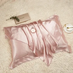 1PC Pure Satin Silk Soft Pillowcase Cover Bedding pillow Cover Rectangle Pillow Cases Bed Linings Multicolor