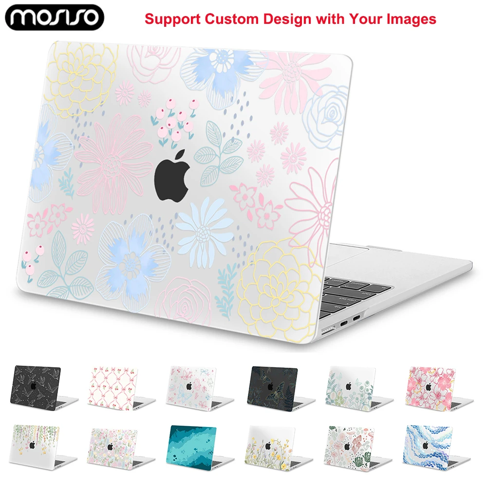 

Пользовательский чехол для ноутбука Macbook Air 13,6 M4 15 M3 M2 A3240 A3241 A2179 для Mac Book Pro 13 14 16 M5 A3434 A3112 A2780 A2338 Shell