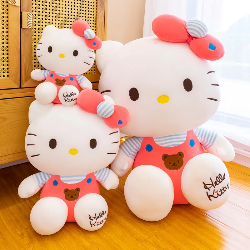 

Аниме Sanrio Navy Hello Kitty Kuromi Melody Cinnamoroll Kawaii Мягкие плюшевые игрушки милые куклы подарок на день рождения для детей