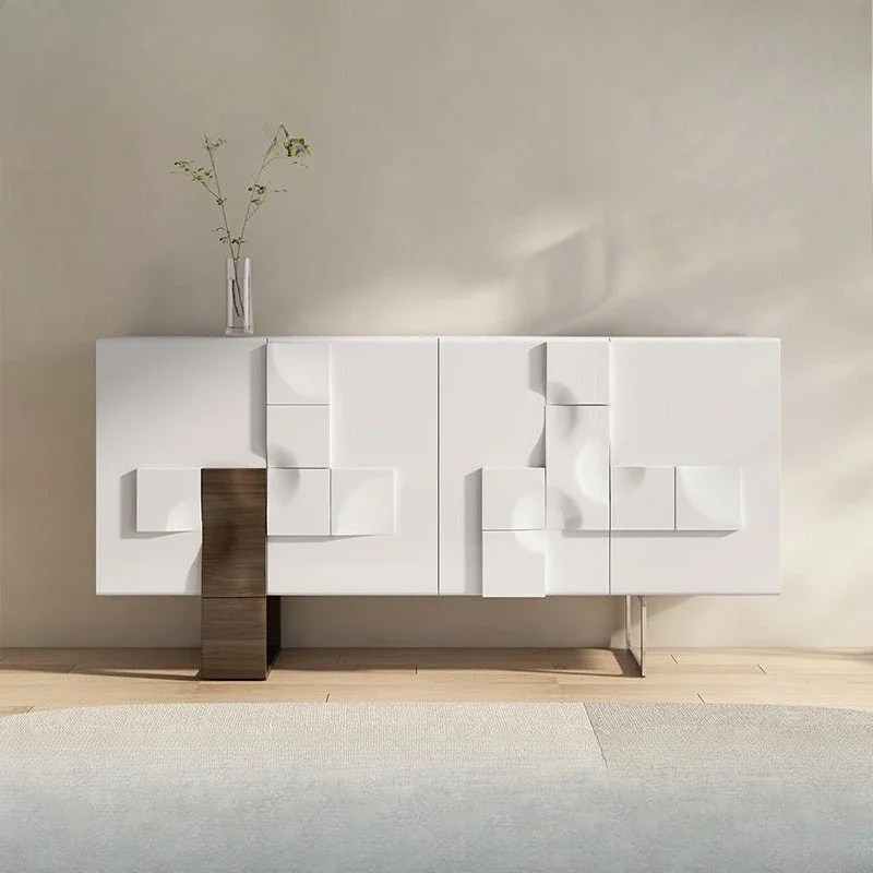 Kabinet samping kayu solid Nordik