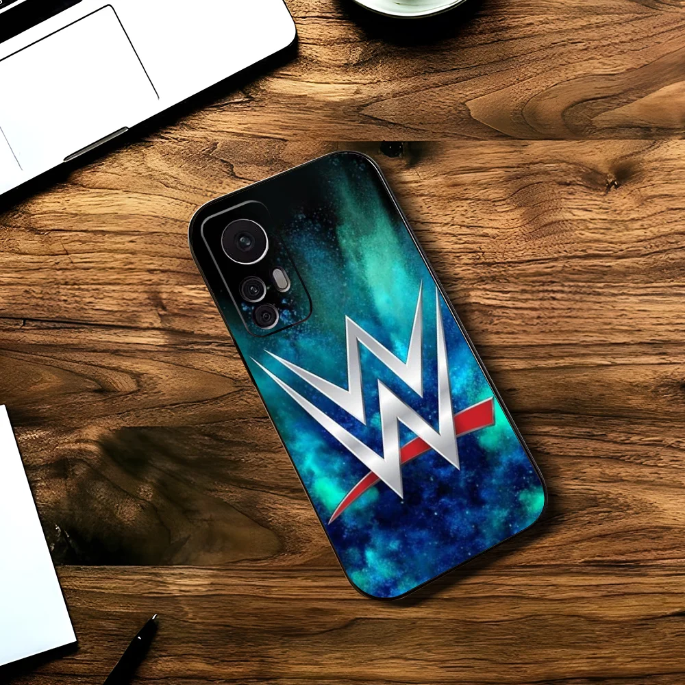 WWE The S-Shield Phone Case For Xiaomi 11 Redmi Note 11 5G 8T 9A 9 10T Note8Pro Note9 12SUltra Black Case