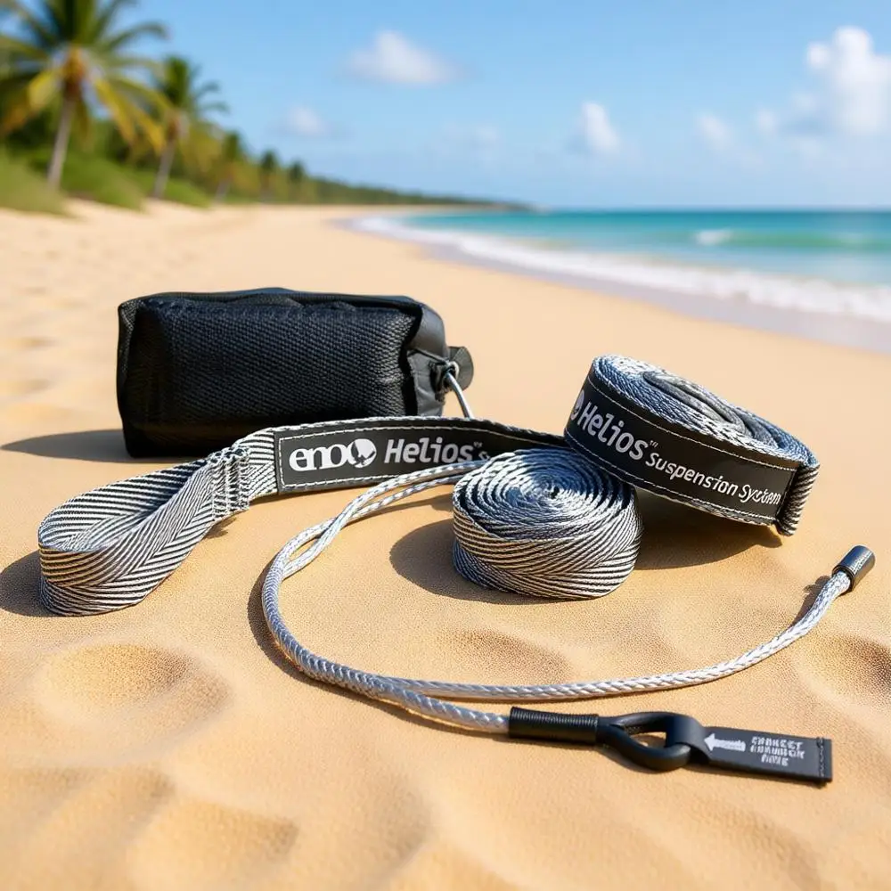 

Сверхлегкая система подвески для гамака с карманом для хранения, грузоподъемность 300 фунтов, 8 футов 1 x 1