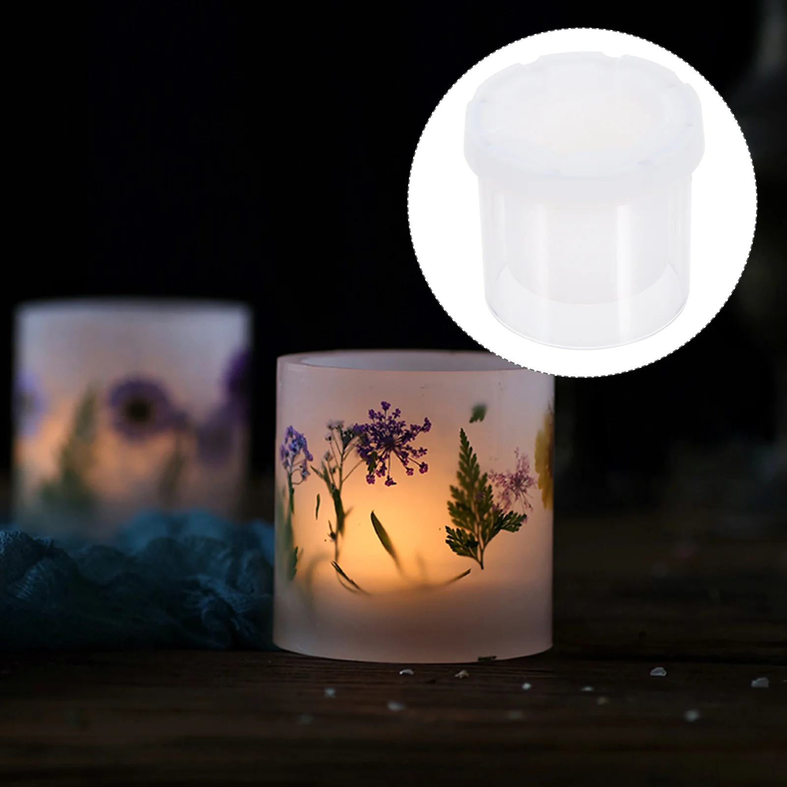 

DIY Scented Molds Plastic Hollow Cylinder Mold for Aromatherapy Crafts Home Decoration Unique Wax Making Supplies