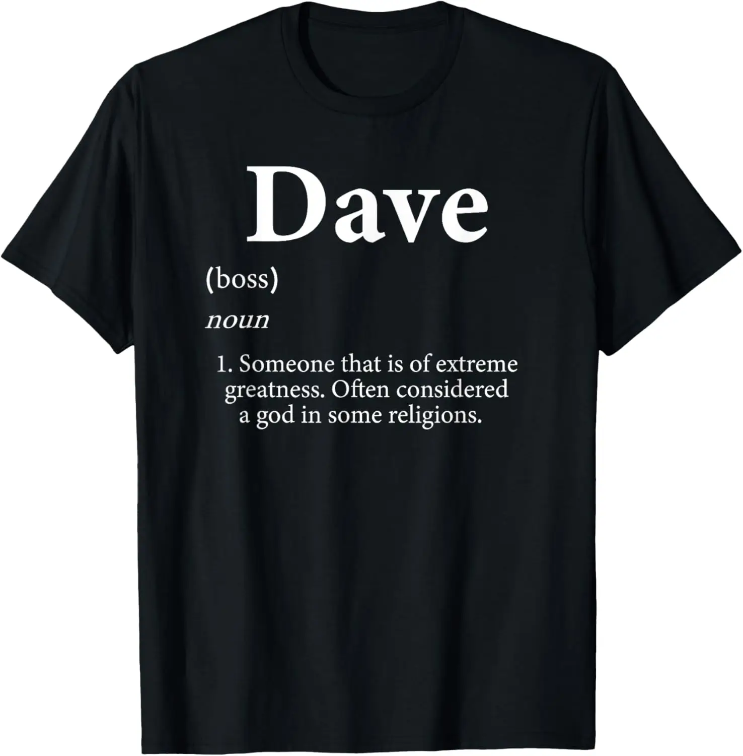 

Dave Definition — милый персонализированный подарок с именем для футболки Дэвида Дэйва