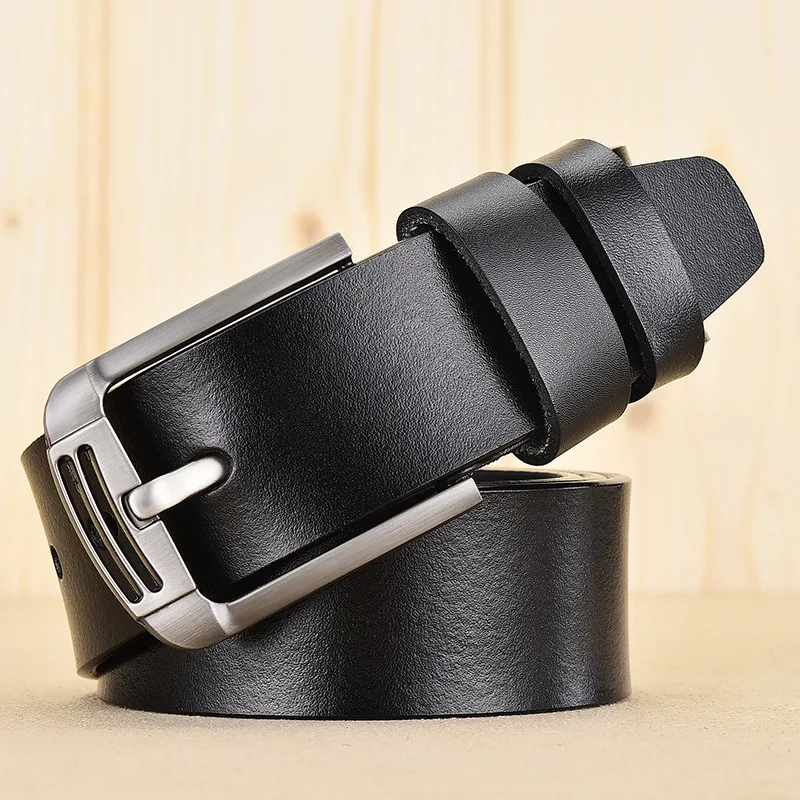 Men Belt Male High Quality Leather Belt Men Leather Pin Buckle Fancy Fashion Luxury Vintage Jeans Designer Free Shipping