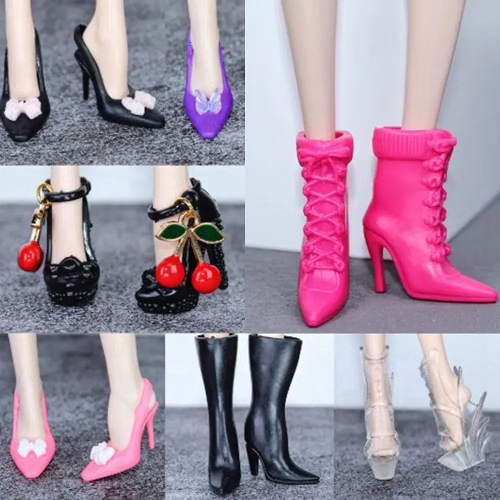 Quality 1/6 Doll Shoes High Quality 10 Styles Original High Heels Shoes 30cm Doll Accessories Doll Accessories