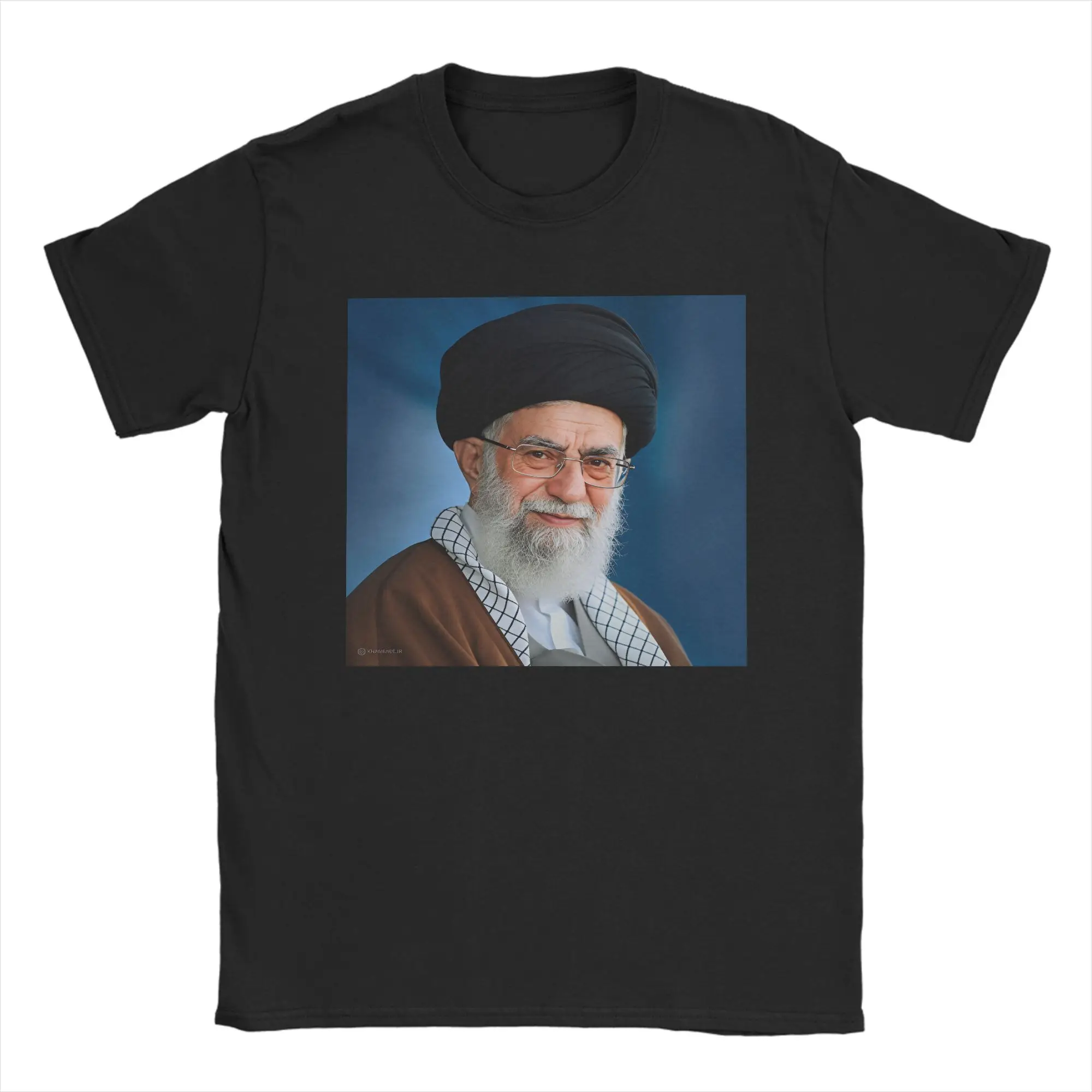 Ayatollah Khomeini Baju Kaos Distro T Shirt Summer Cotton T Shirts For Male Novelty Casual Tee Shirt Short-Sleeved Funny Clothes