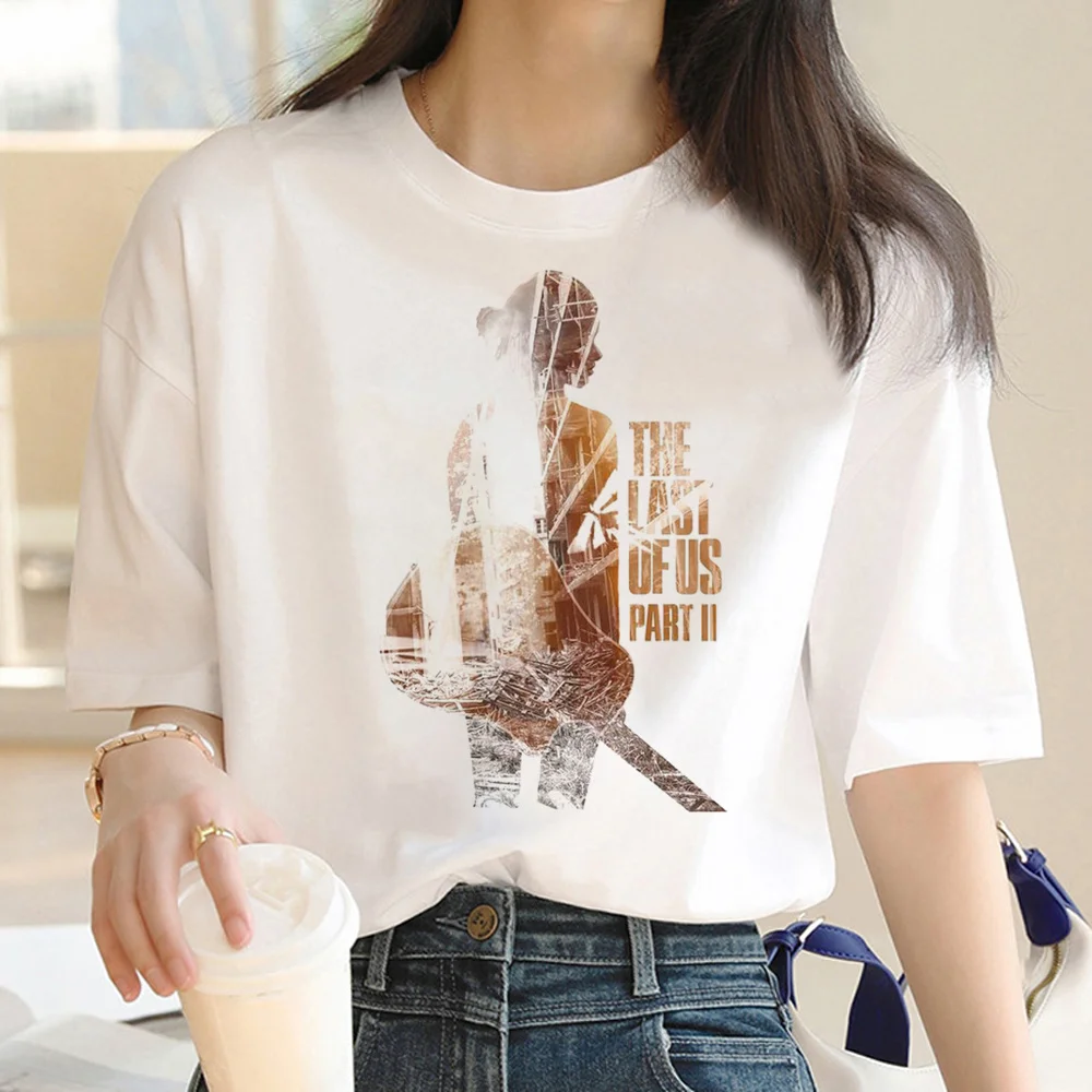 

the Last of Us t shirt women graphic Y2K manga t shirt female graphic manga streetwear clothes
