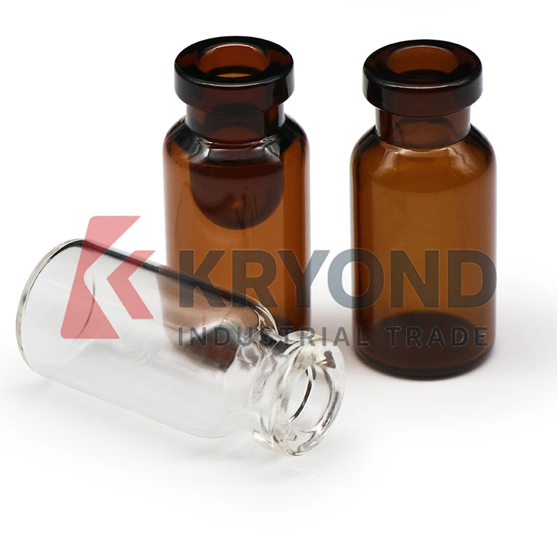 

Headspace Chromatography Bottle 100pcs 0.5/3ml Clamp Injection Storage Sample Bottle Butyl Rubber Stopper Original Product