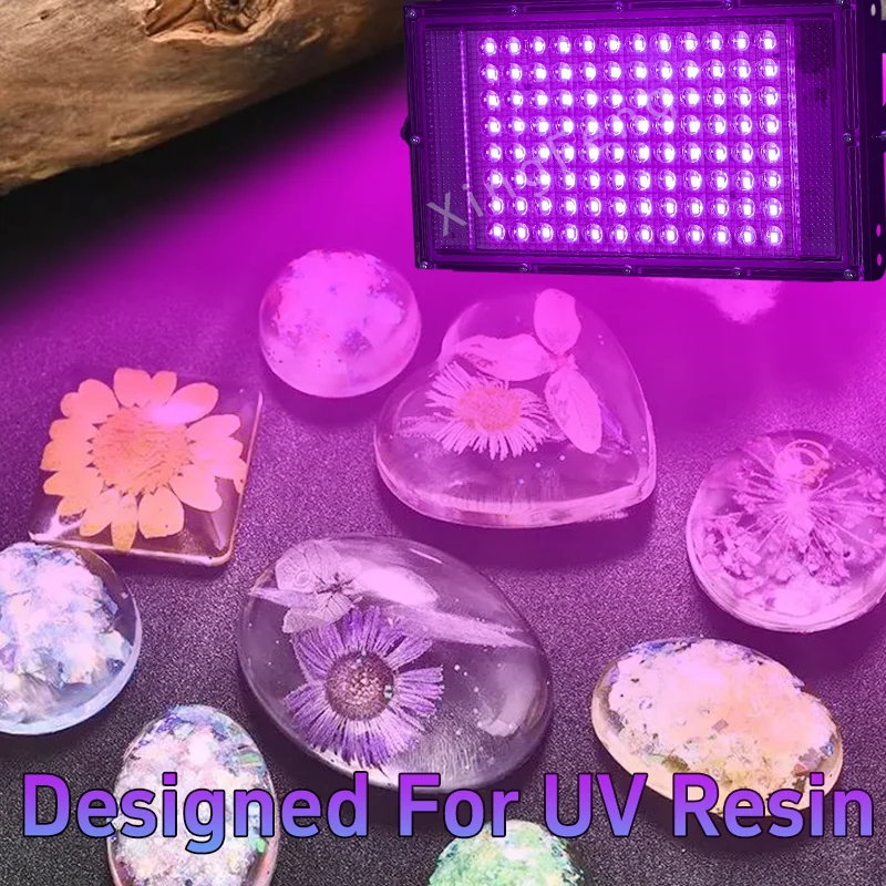 

Upgraded UV resin curing lamp, 385-400nm, suitable for resin mold curing, jewelry making, DIY craft, UV lamp